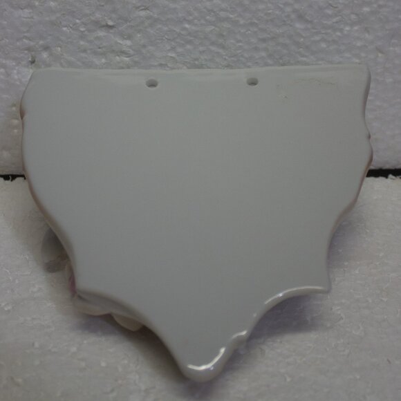 Vintage Cupid Angel Cherub Wall Pocket Set of Two Made in Japan - Picture 8 of 12